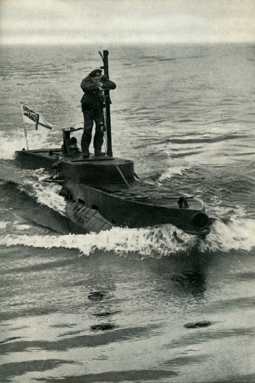 British X-Craft midget submarine, World War II, 1945 by Unbekannt