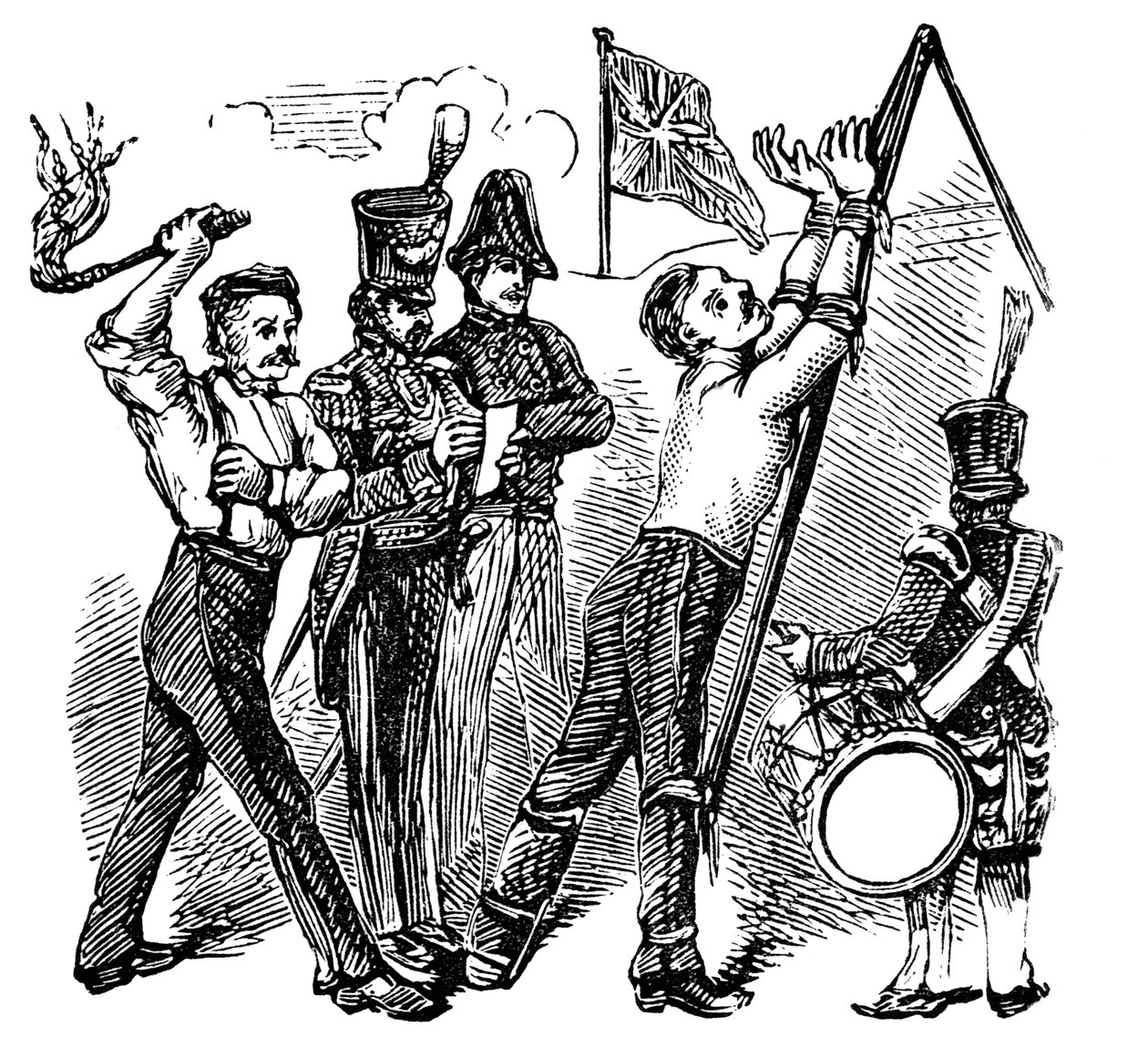 British military discipline, 19th century by Unbekannt