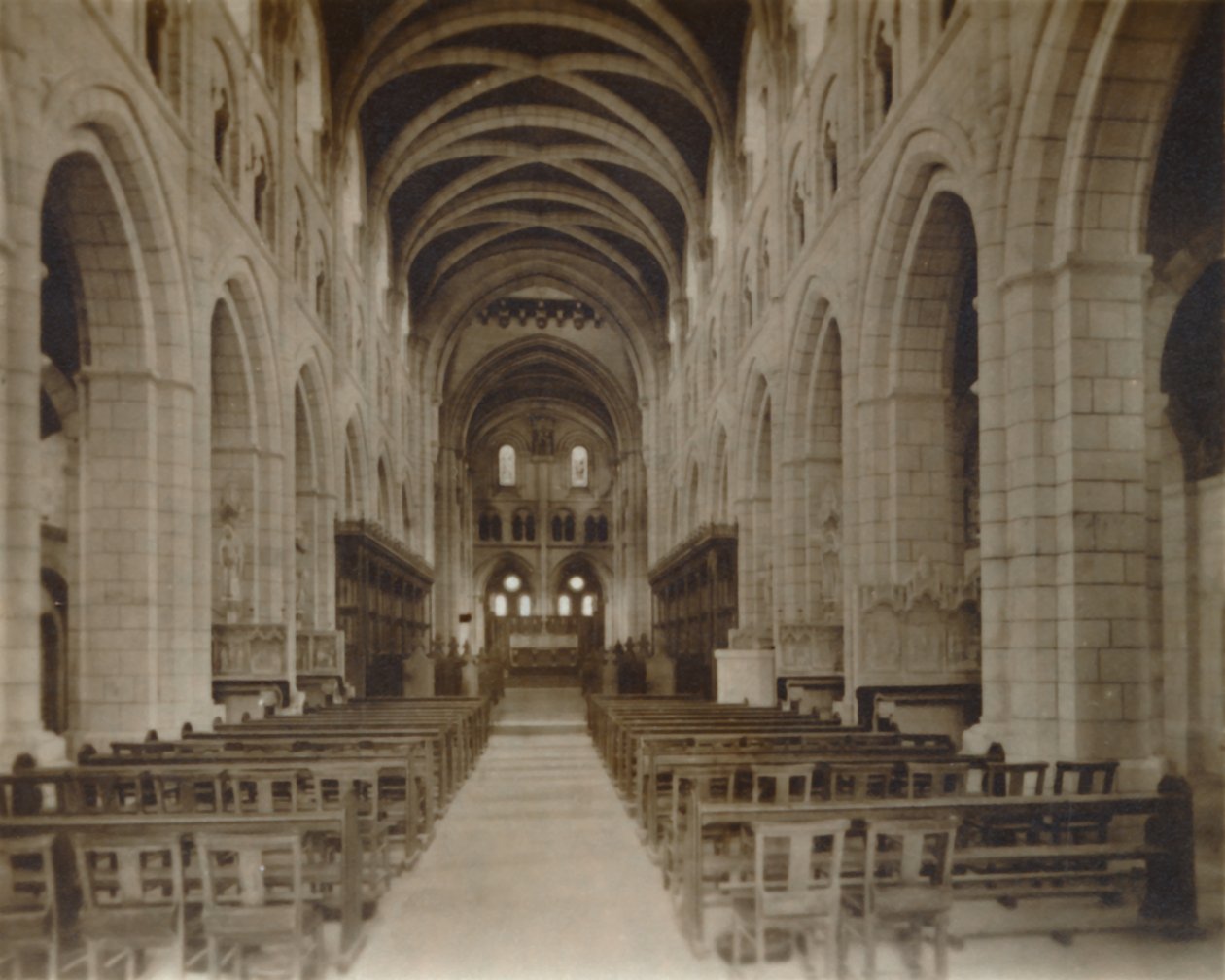 Buckfast Abbey Church, Interior by Unbekannt