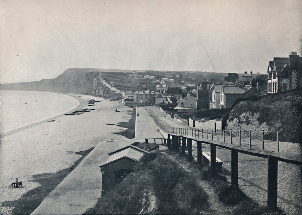 Budleigh Salterton - General View of the Valley, 1895 by Unbekannt