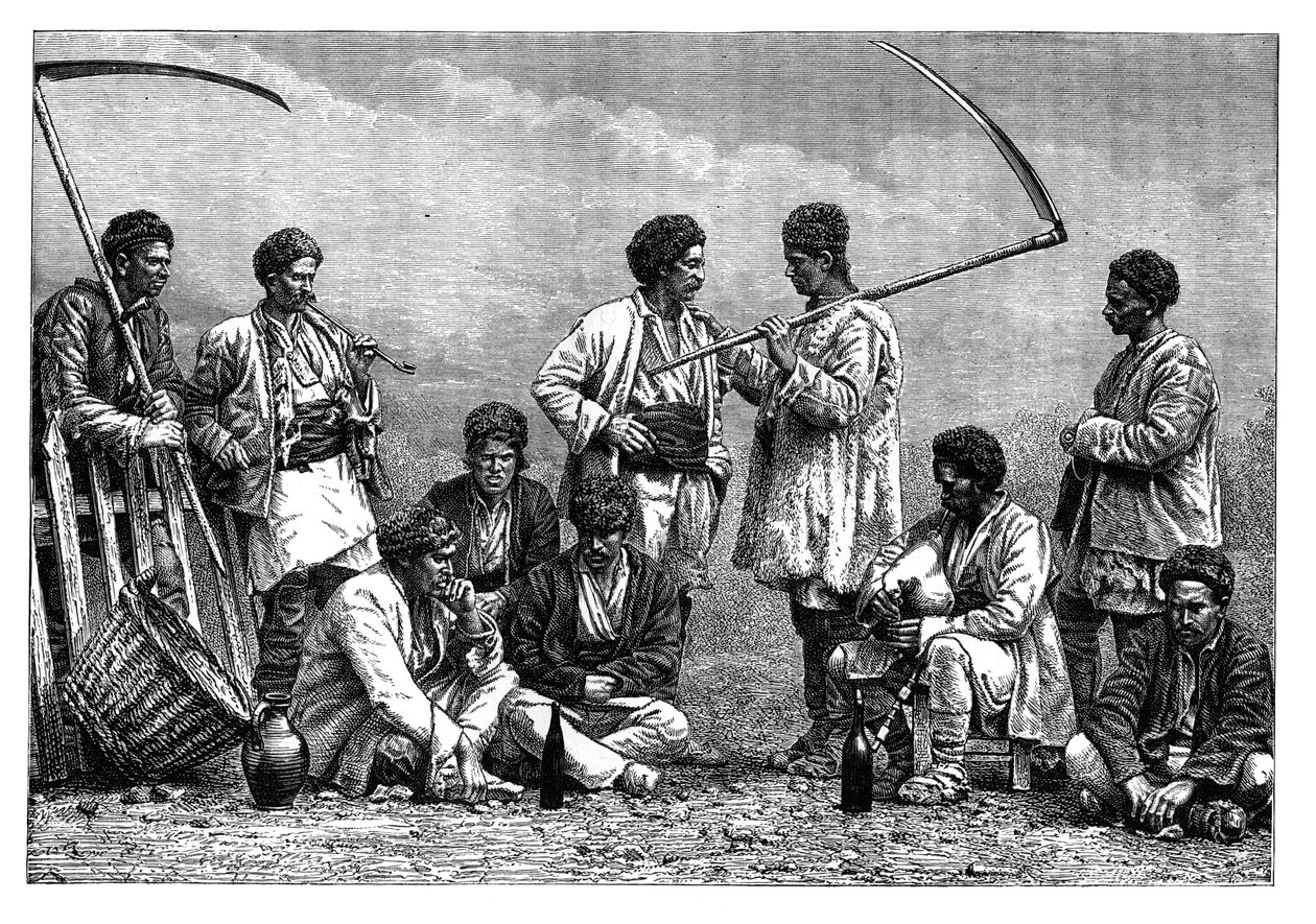 Bulgarian Peasants, c1890 by Unbekannt