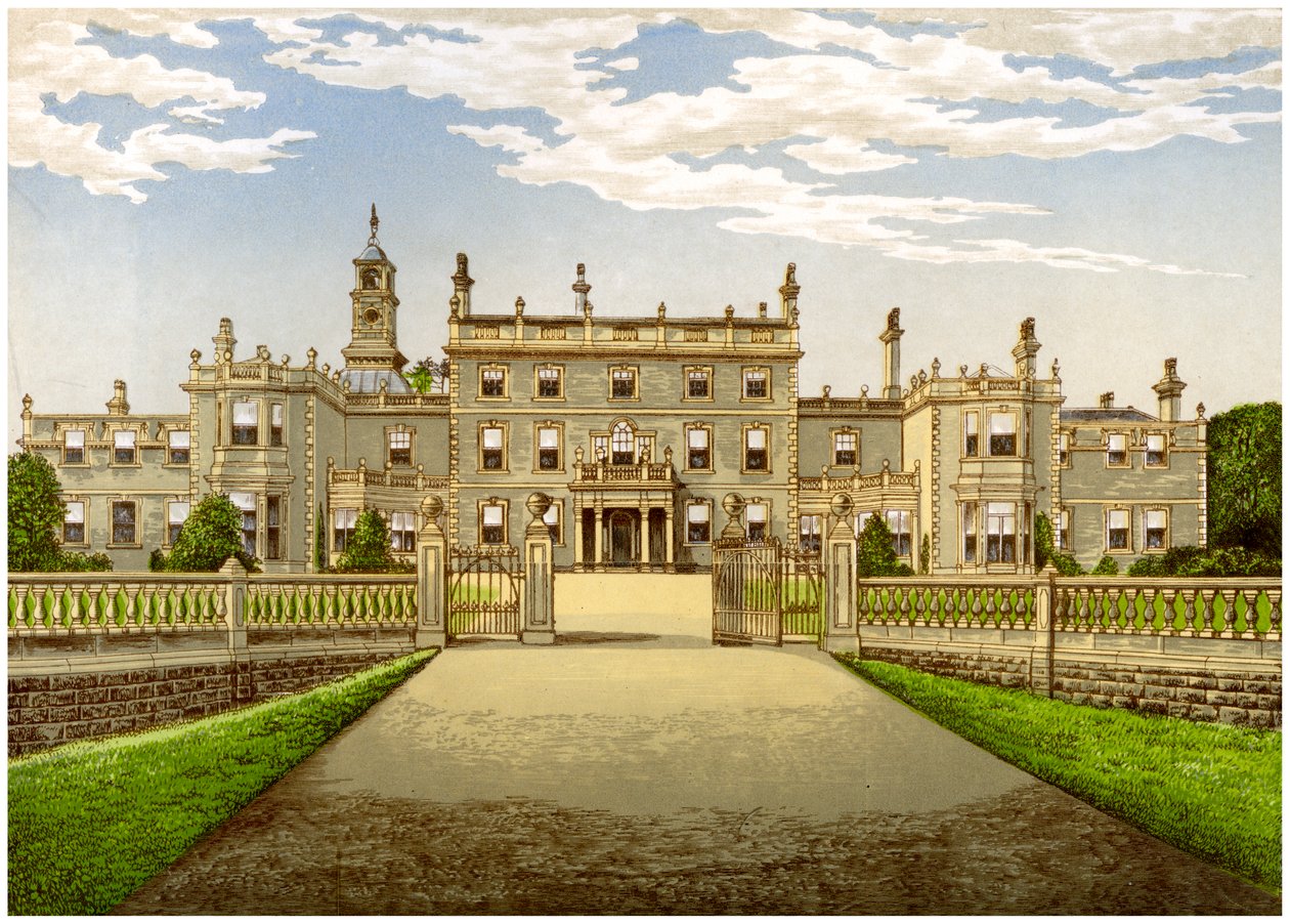 Bulwell Hall, Nottinghamshire, Home of the Cooper Family, c1880 by Unbekannt