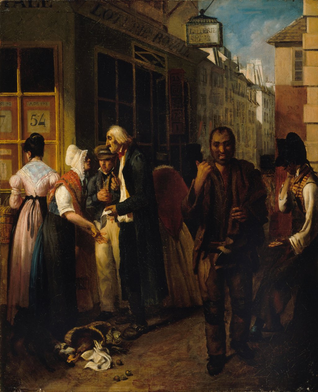 Bureau de la loterie royale sous la Restauration, 1820 by Unbekannt