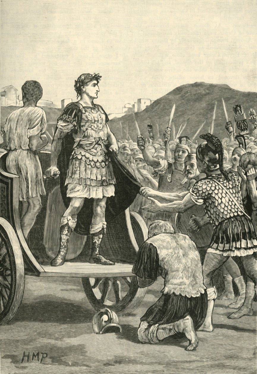 Caesar Addressing the Malcontent Legions in the Campus Martius by Unbekannt