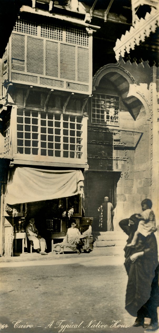 Cairo - A Typical Native House by Unbekannt