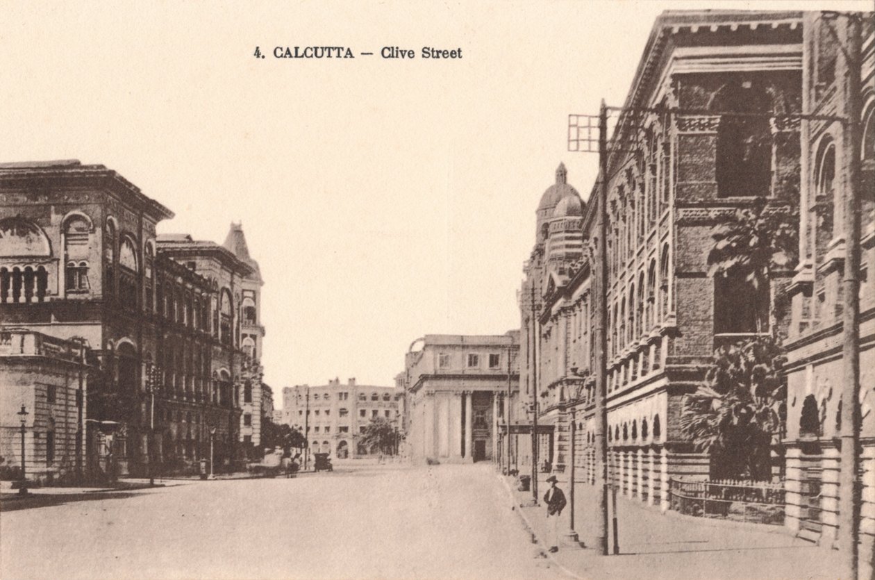 Calcutta - Clive Street, c1900 by Unbekannt