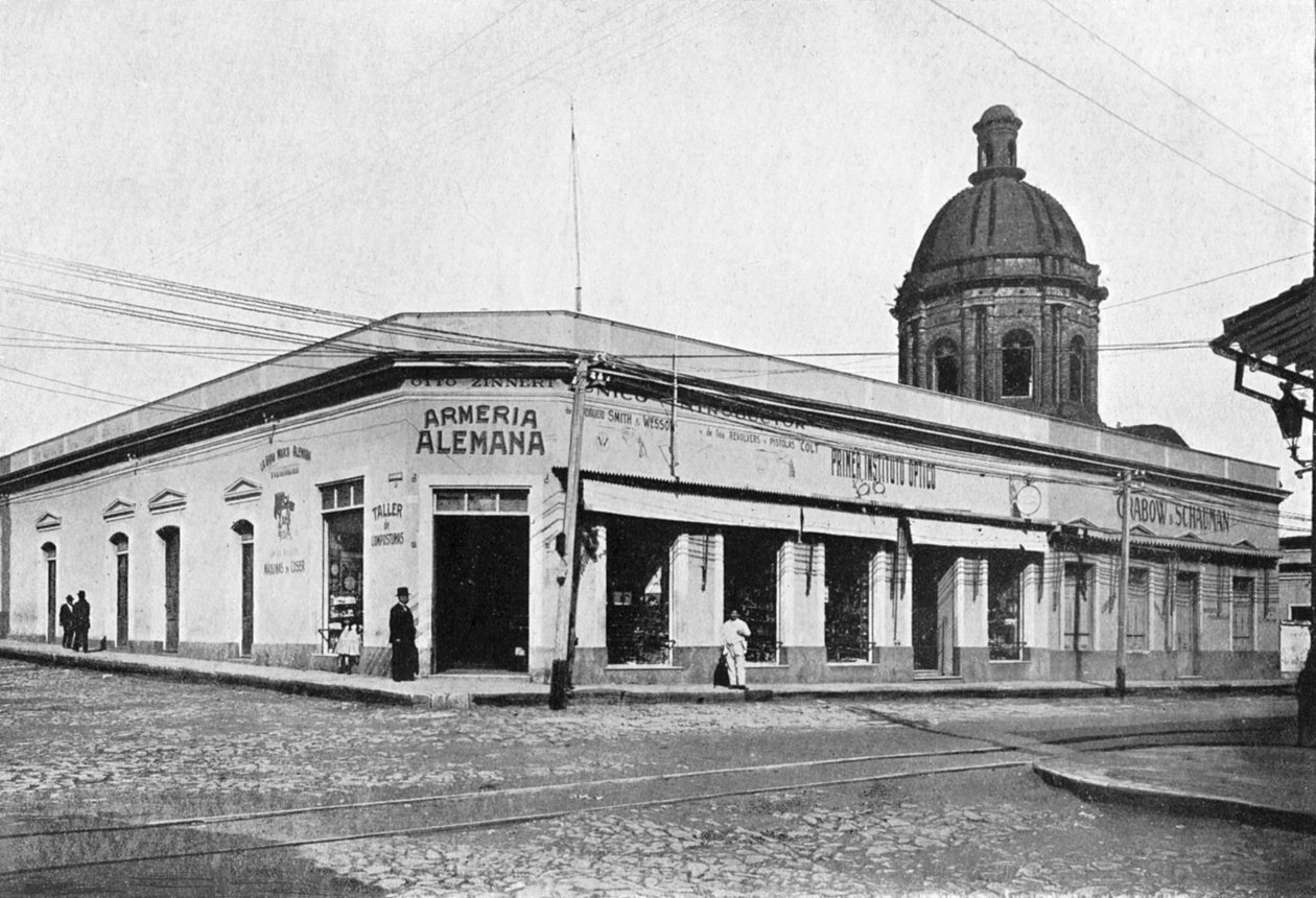 Calle Palmas, Asuncion, Paraguay, 1911 by Unbekannt