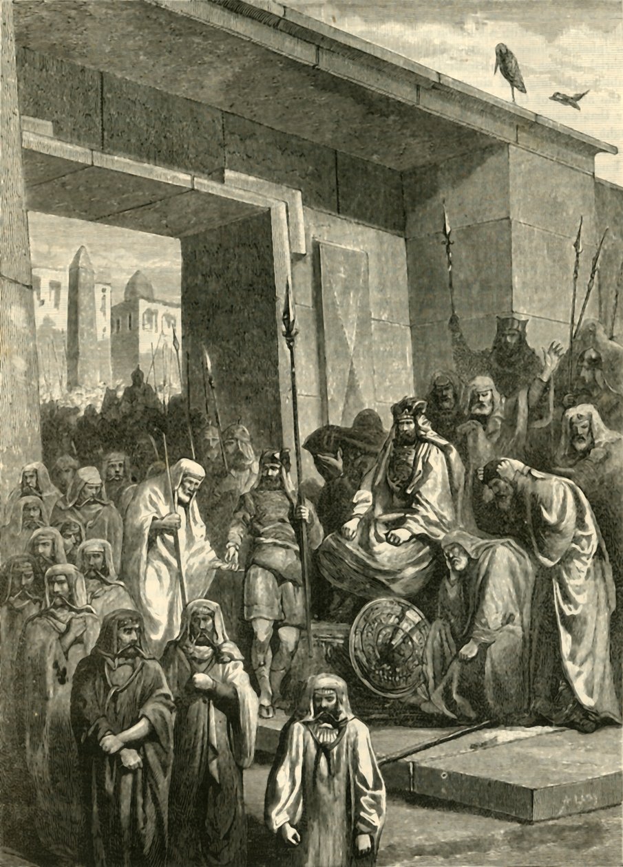 Cambyses and Psammetichus, 1890 by Unbekannt