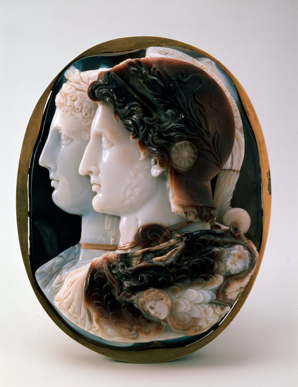 The Gonzaga Cameo with King Ptolemy II of Egypt and His Wife Arsinoe I, 3rd Century BC by Unbekannt