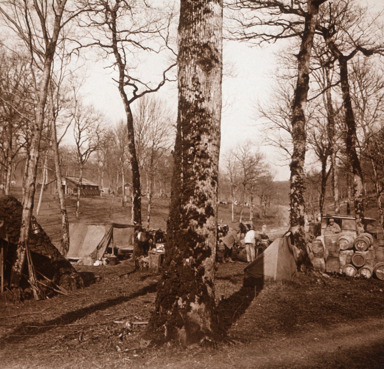 Camp, Genicourt, Northern France by Unbekannt