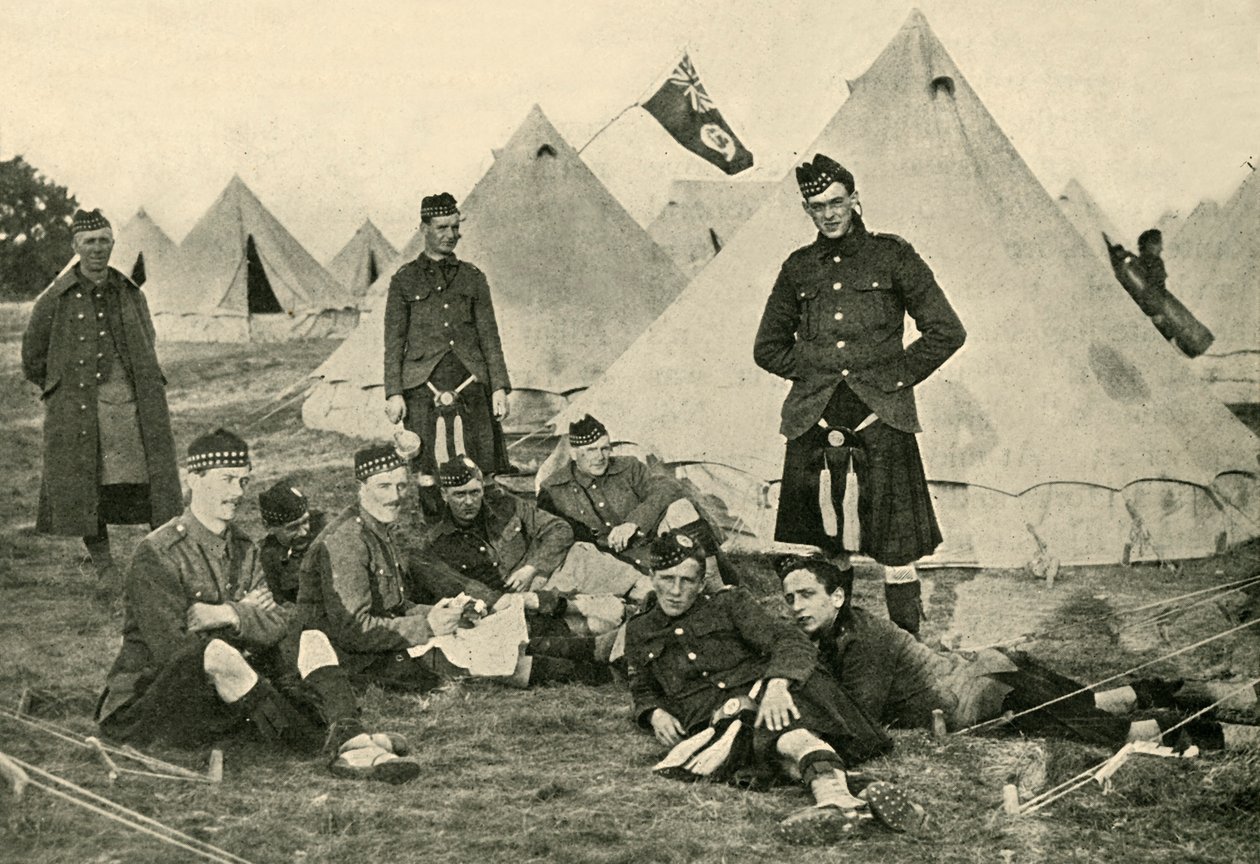 Canadian soldiers, First World War by Unbekannt