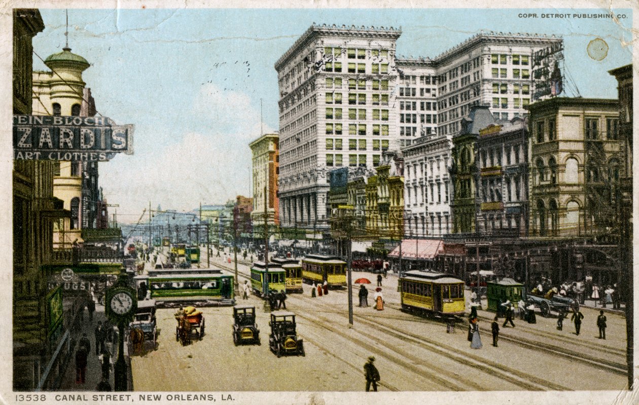 Canal Street, New Orleans, USA by Unbekannt