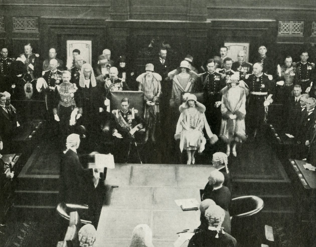 Canberra, Australia. Their Majesties Opening the First Federal Parliament, May 9th, 1927 by Unbekannt
