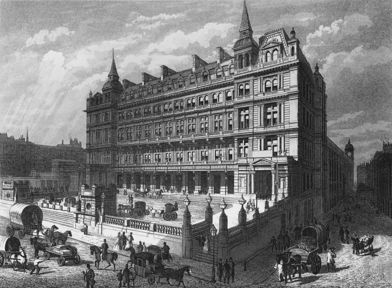 Cannon Street Railway Station, City of London, c1870 by Unbekannt