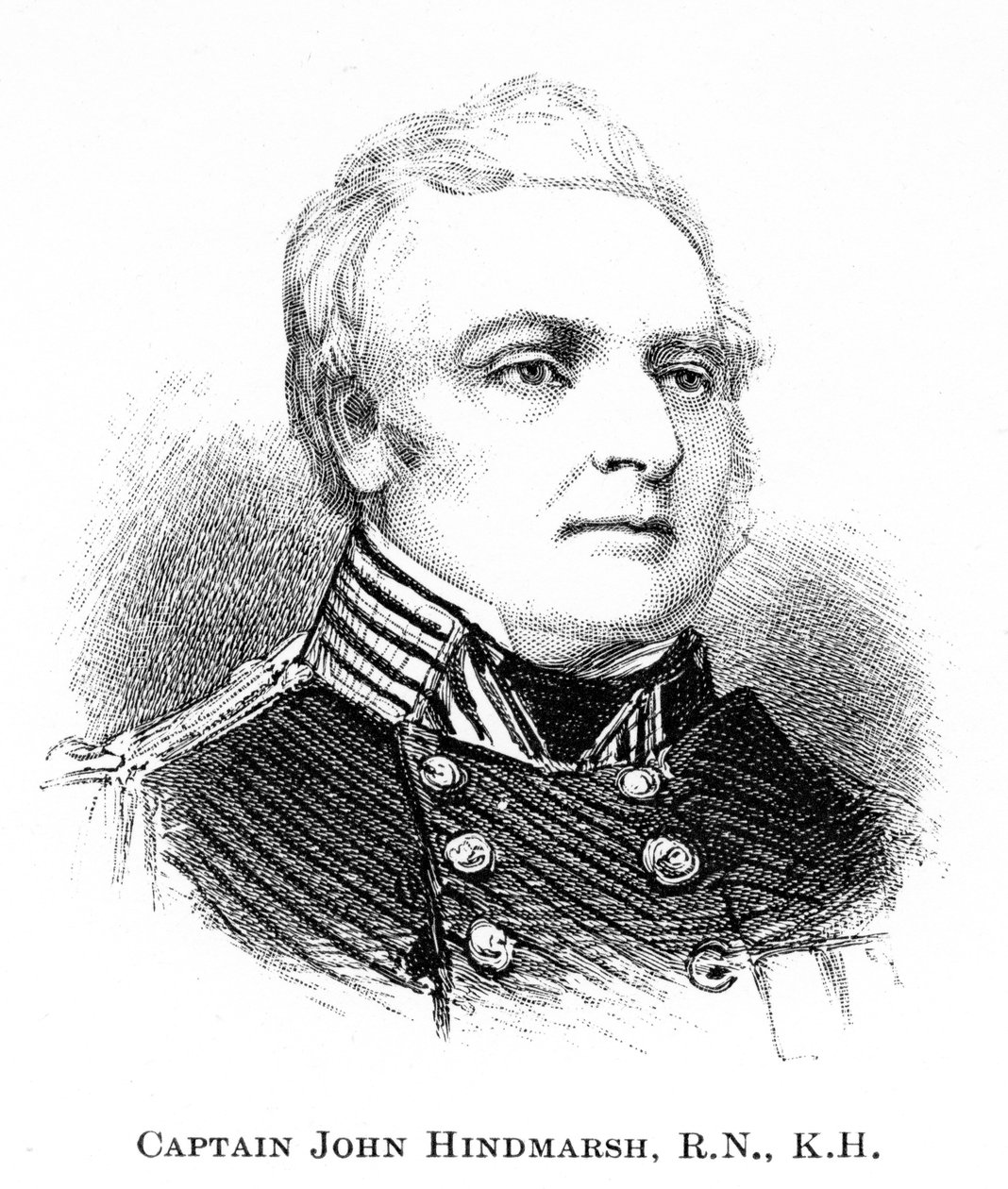 Captain John Hindmarsh, RN, KH by Unbekannt