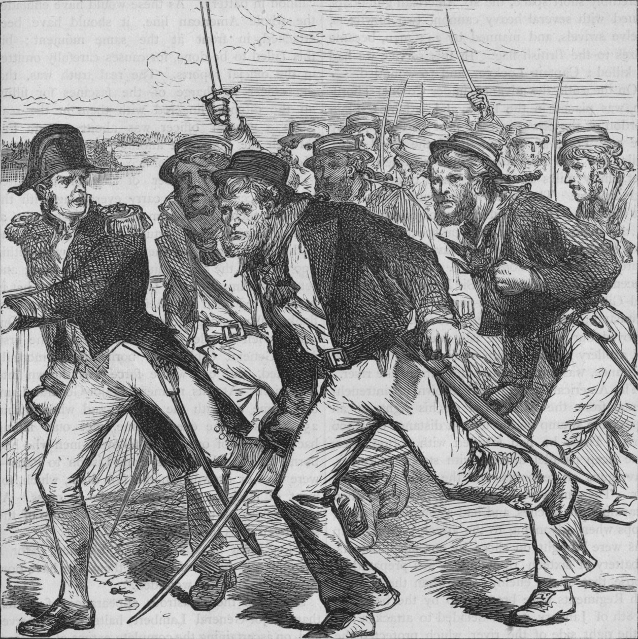 Captain Money Leading the Blue-Jackets, c1880 by Unbekannt