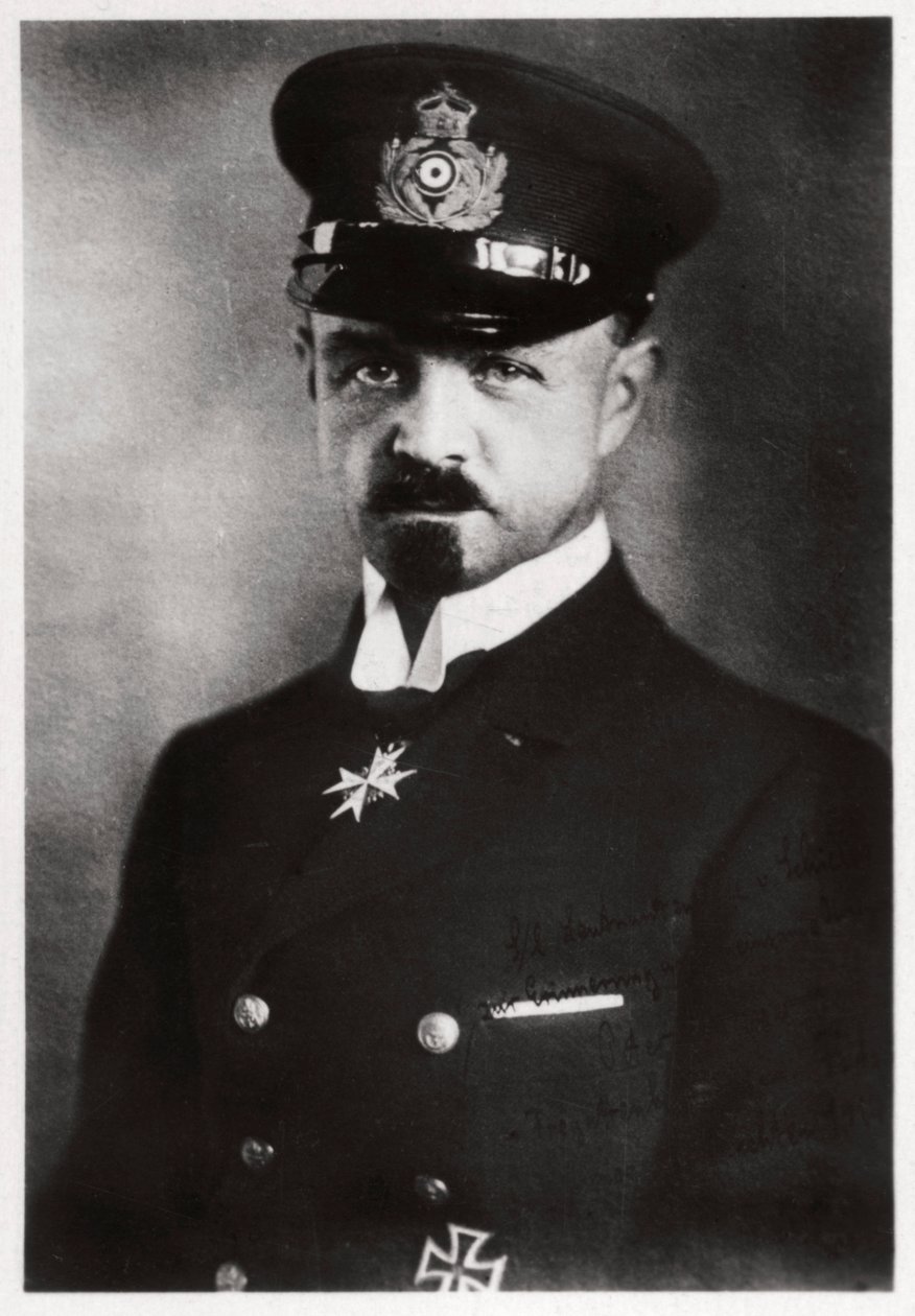 Captain Peter Strasser, German Airship Fleet Commander, World War I, 1916-1918 by Unbekannt