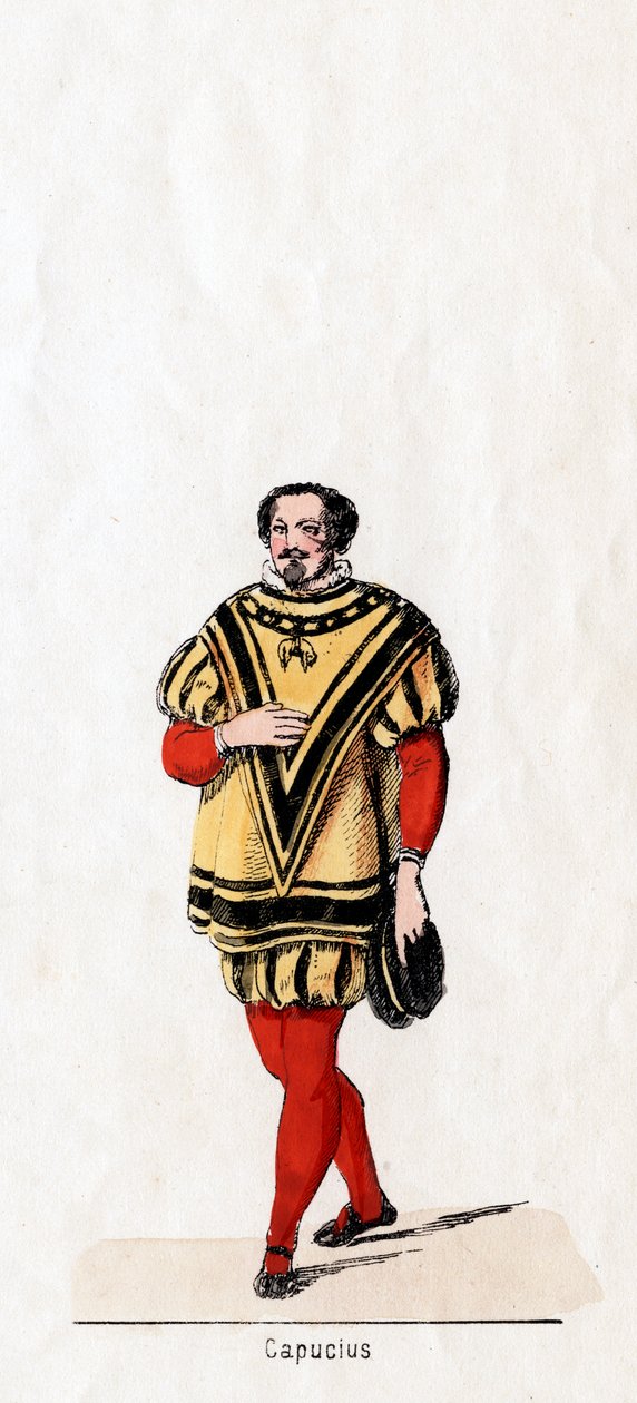 Capucius, Costume Design for Shakespeare