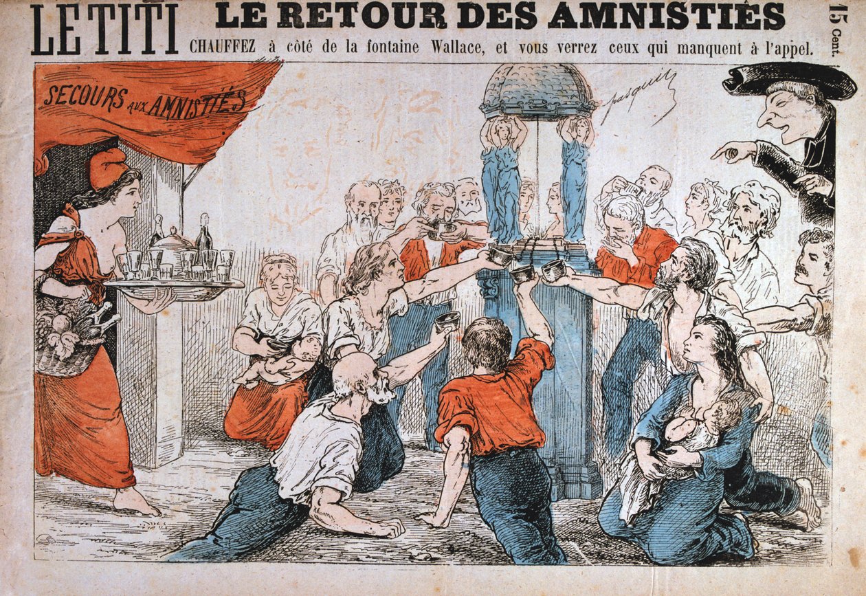 Cartoon, Paris Commune, 1871 by Unbekannt