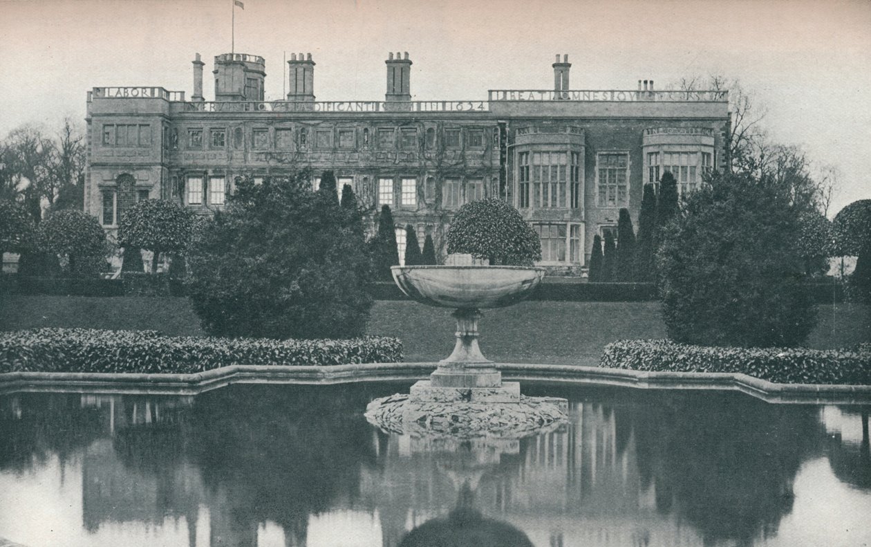 Castle Ashby, Northants: South Side, With Fountain by Unbekannt