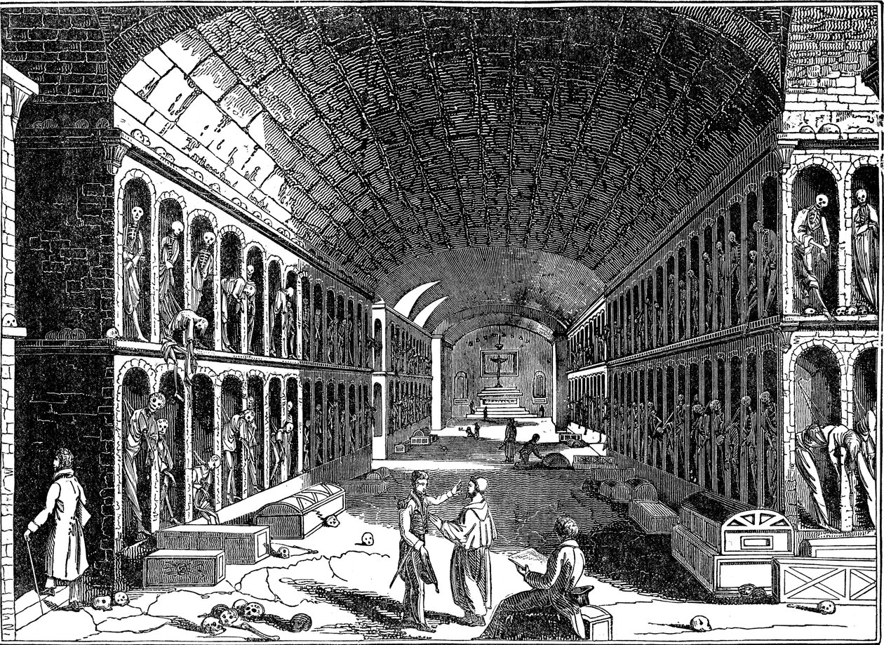 Catacomb of the Capuchin Franciscan Convent, Palermo, Sicily by Unbekannt