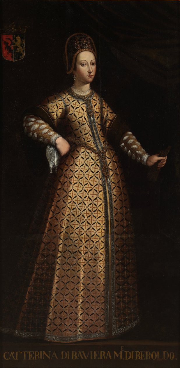 Caterina di Baviera, wife of Beroldo di Sassonia by Unbekannt