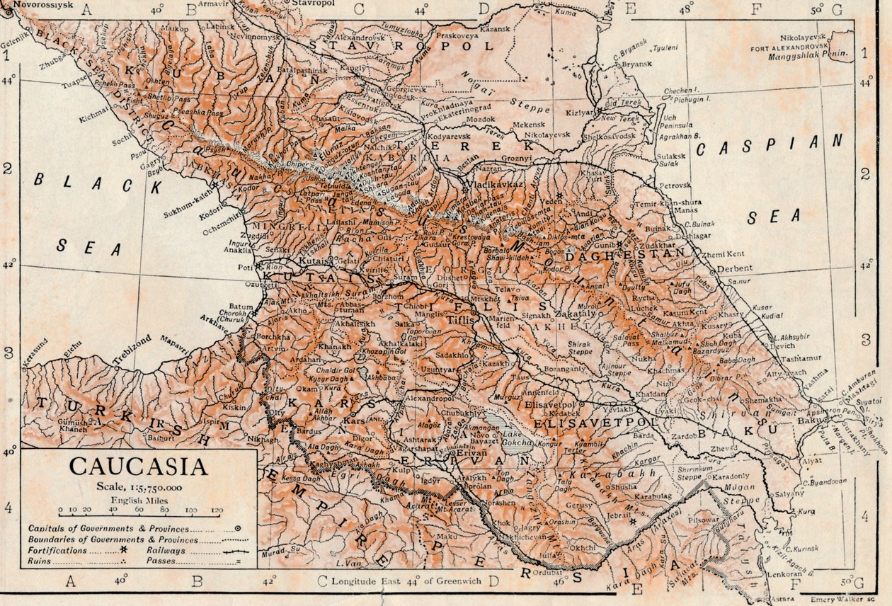Caucasia by Unbekannt
