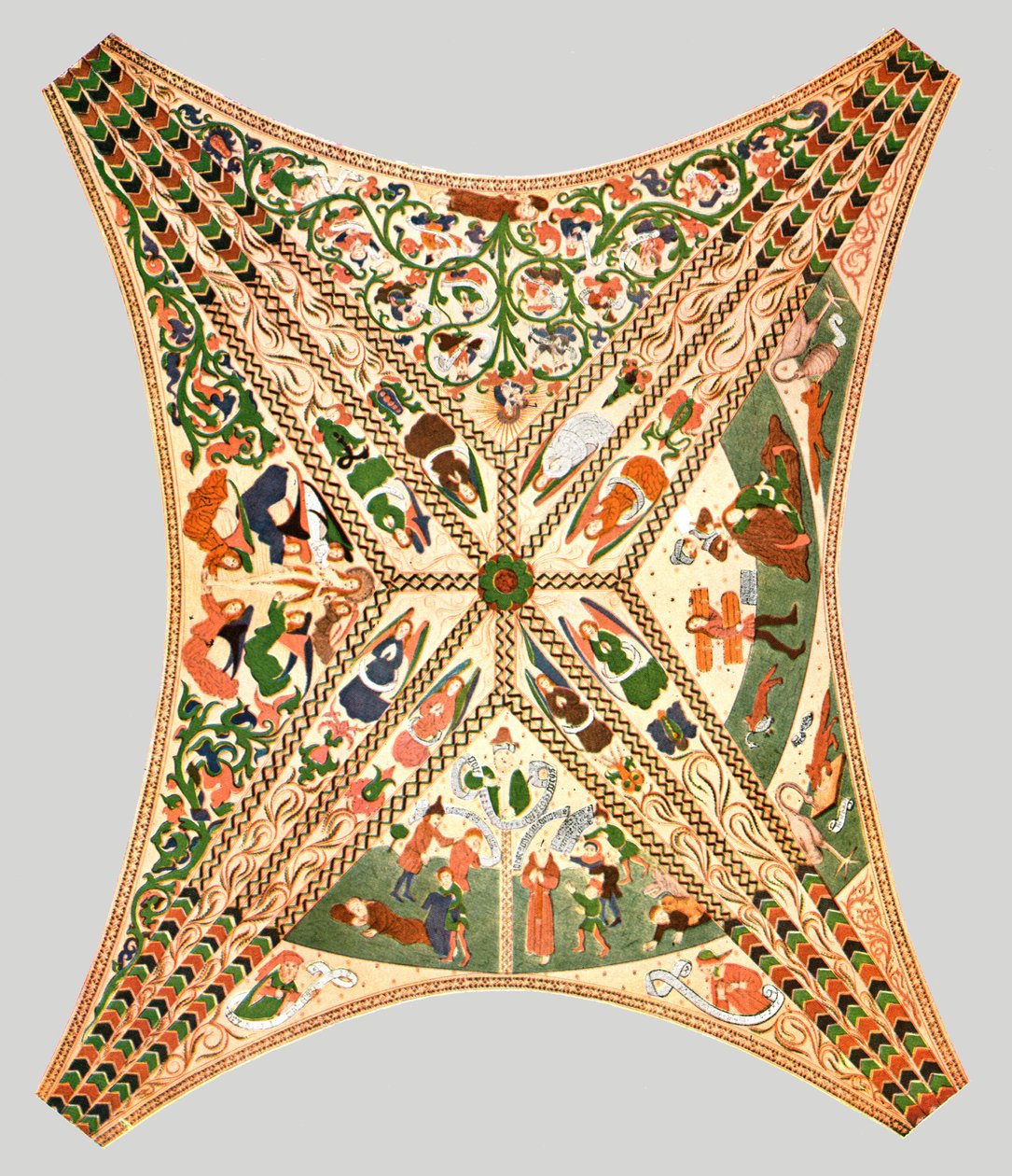 Ceiling Decoration in Floda Church, Flodafors, Södermanland County, Sweden by Unbekannt