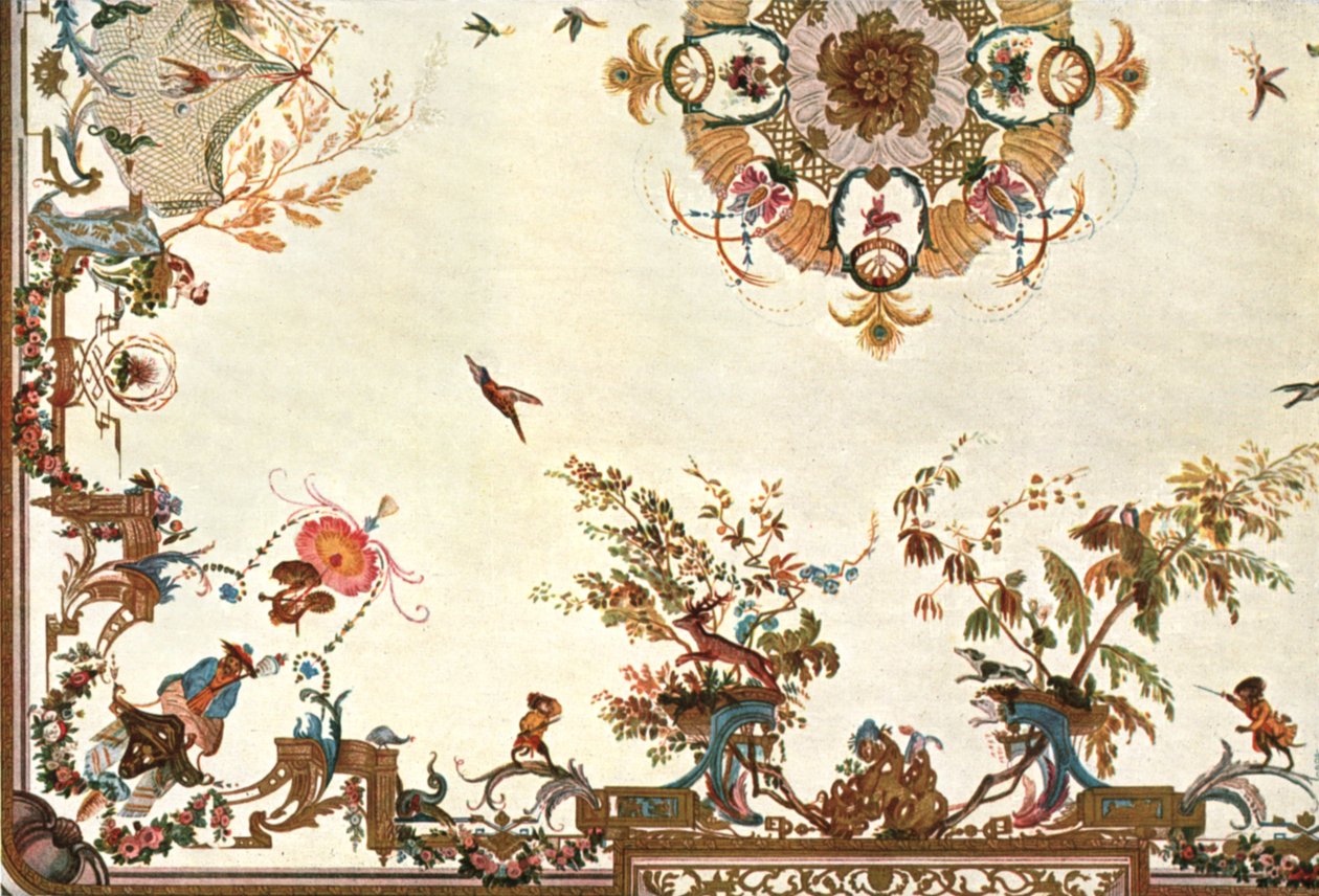 Ceiling in the Grande Singerie, Château de Chantilly, France, 1928 by Unbekannt