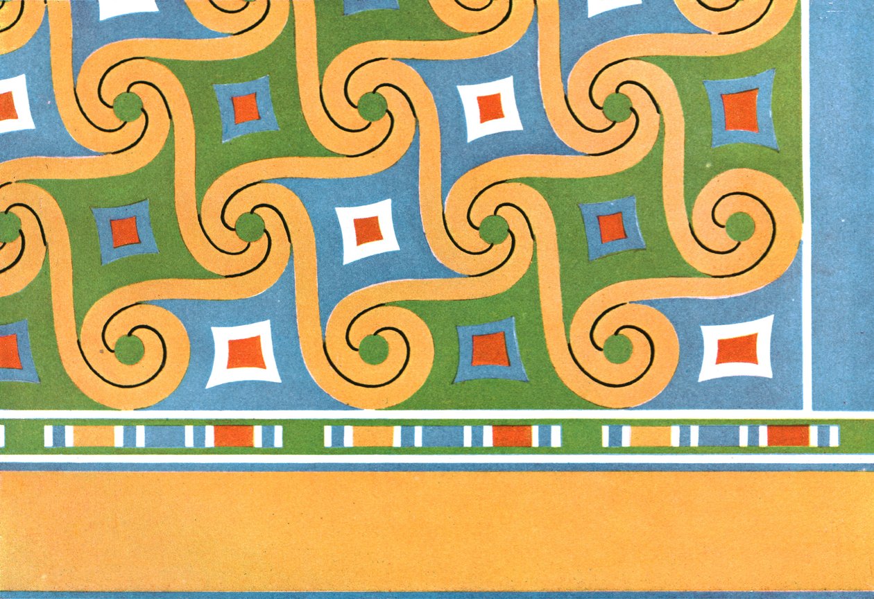 Ceiling Paintings in the Tomb of Nes-pa-nefer-her, Sheikh Abd el-Qurna, Thebes, Egypt, 1928 by Unbekannt