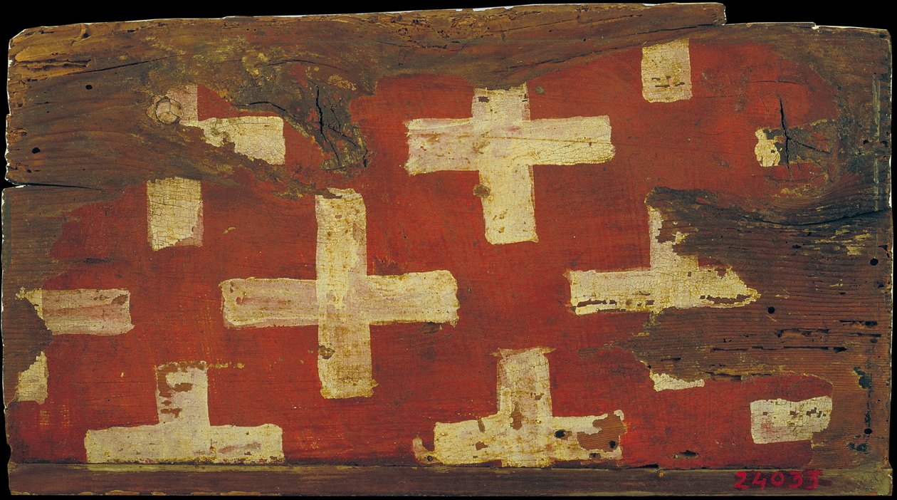 Ceiling Panel with Crosses, the Emblem of the Cruïlles Family by Unbekannt