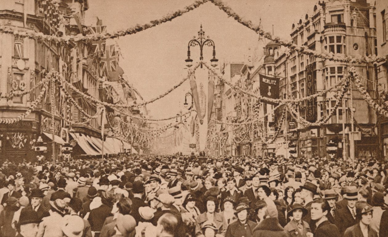 Celebrations for the Silver Jubilee of King George V, London, 1935 by Unbekannt
