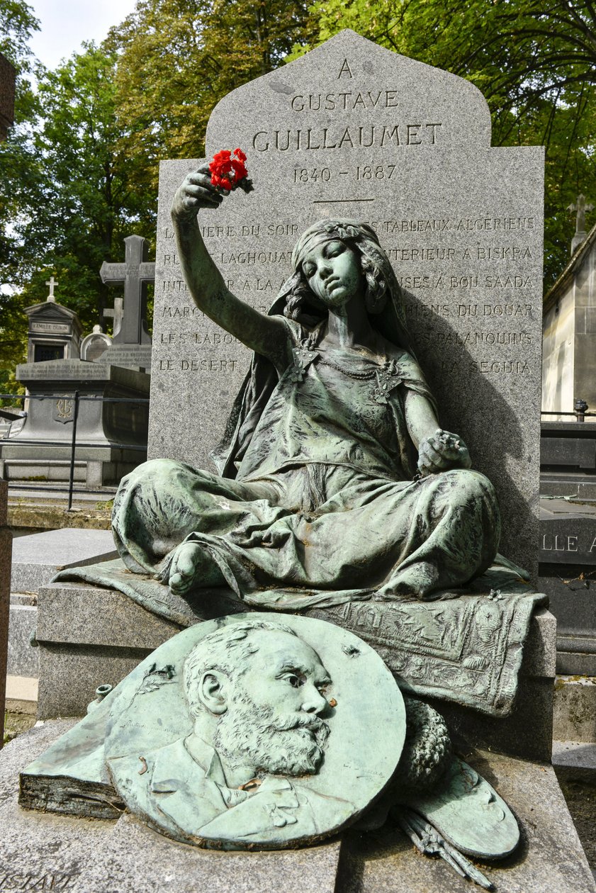 Cemetery of Montmartre, Tomb of Gustave Guillaumet, Avenue Rachel, Paris by Unbekannt