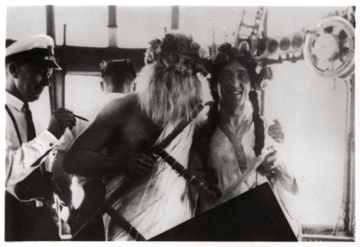Ceremony Celebrating the Crossing of the Equator on Board the Airship Graf Zeppelin, 1930 by Unbekannt