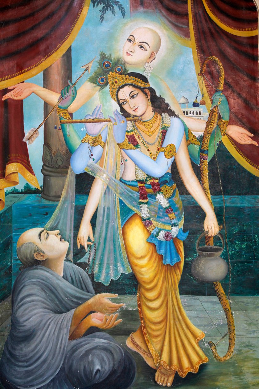 Chaityana Mahaprahbu, 15th Century Vaishnava Saint and Social Reformer, Vrindavan, India by Unbekannt