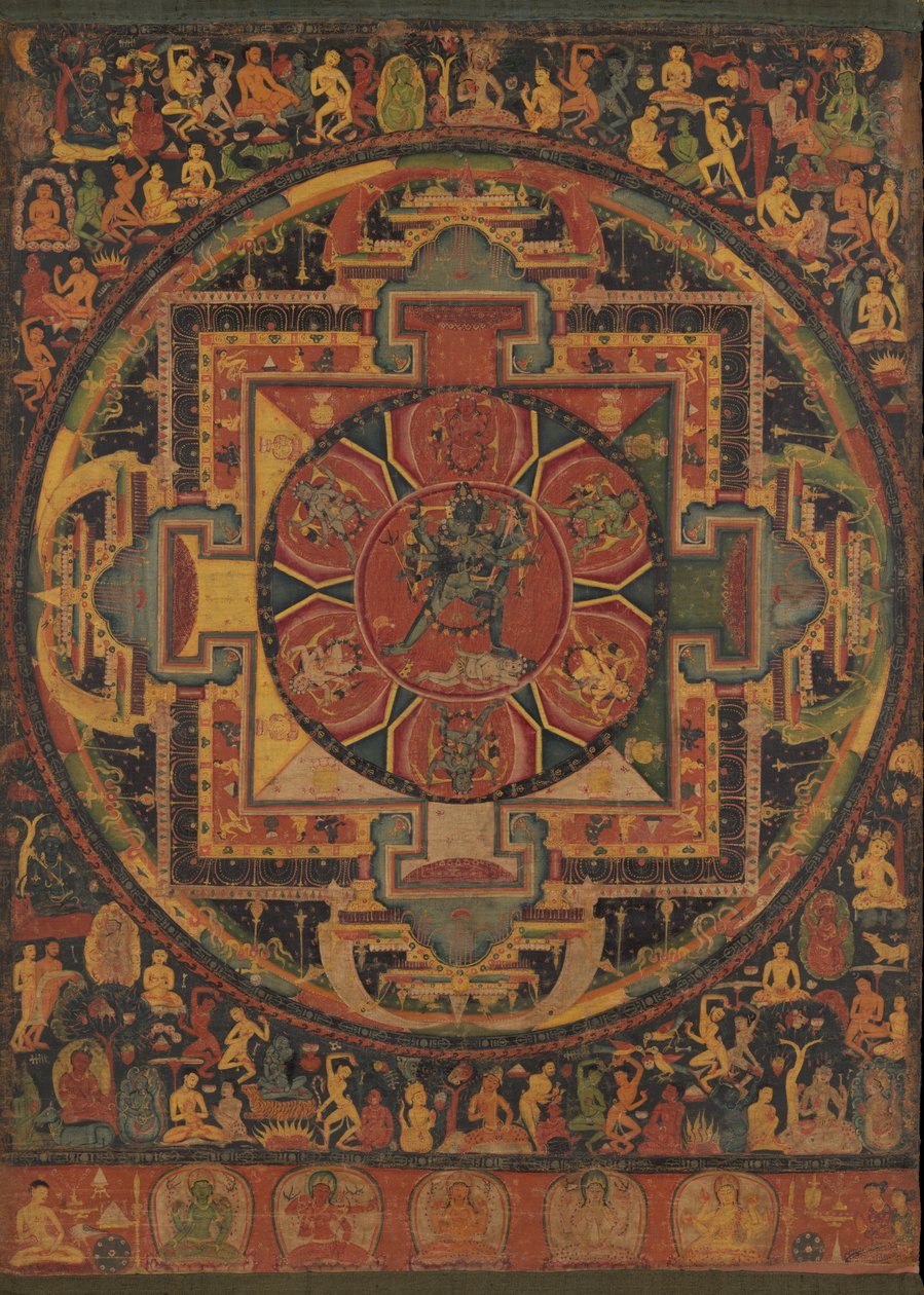 Chakrasamvara Mandala, ca. 1100 by Unbekannt