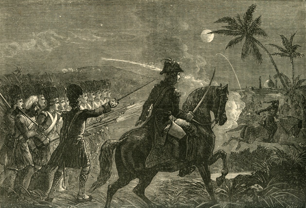 Charge of Highlanders at Seringapatam by Unbekannt