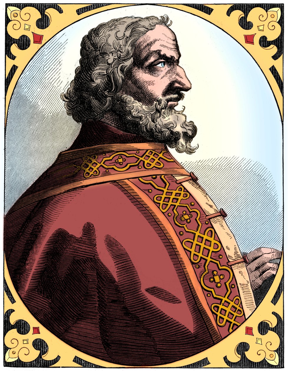 Charlemagne, Holy Roman Emperor and King of the Franks by Unbekannt