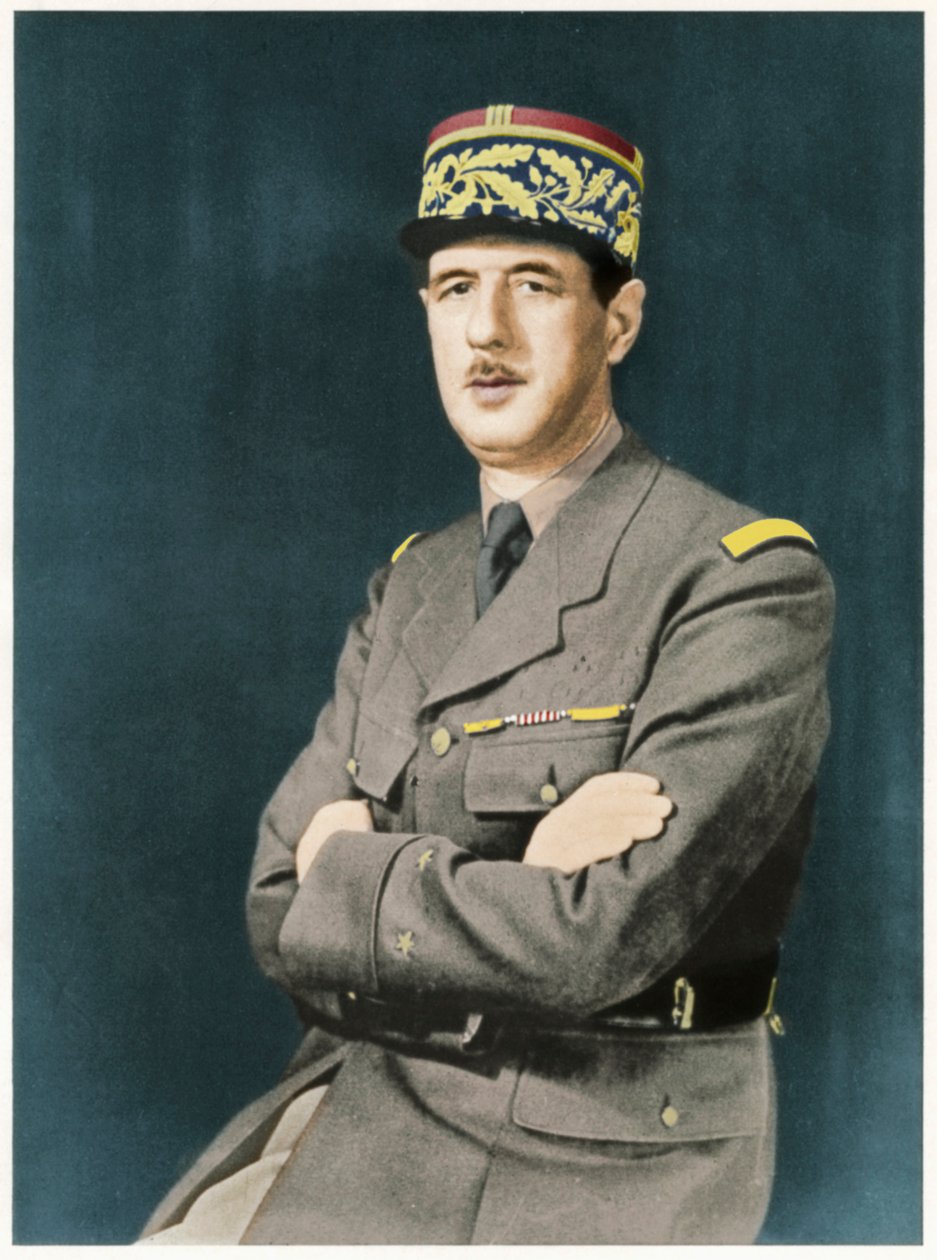 Charles Andre Joseph Marie De Gaulle by Unbekannt