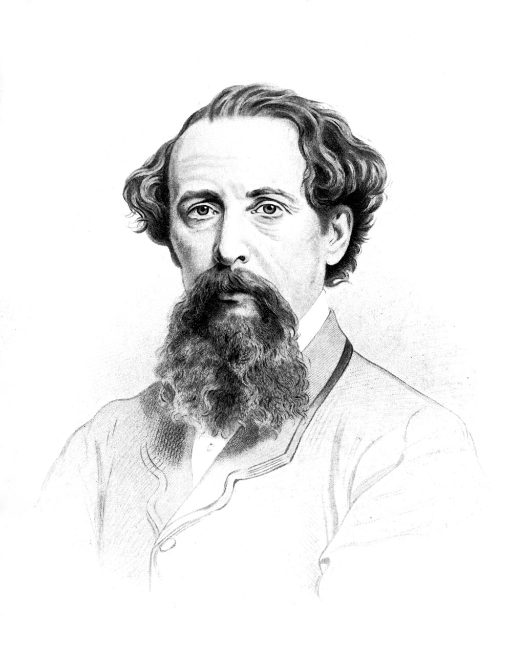 Charles Dickens, 19th century English author by Unbekannt