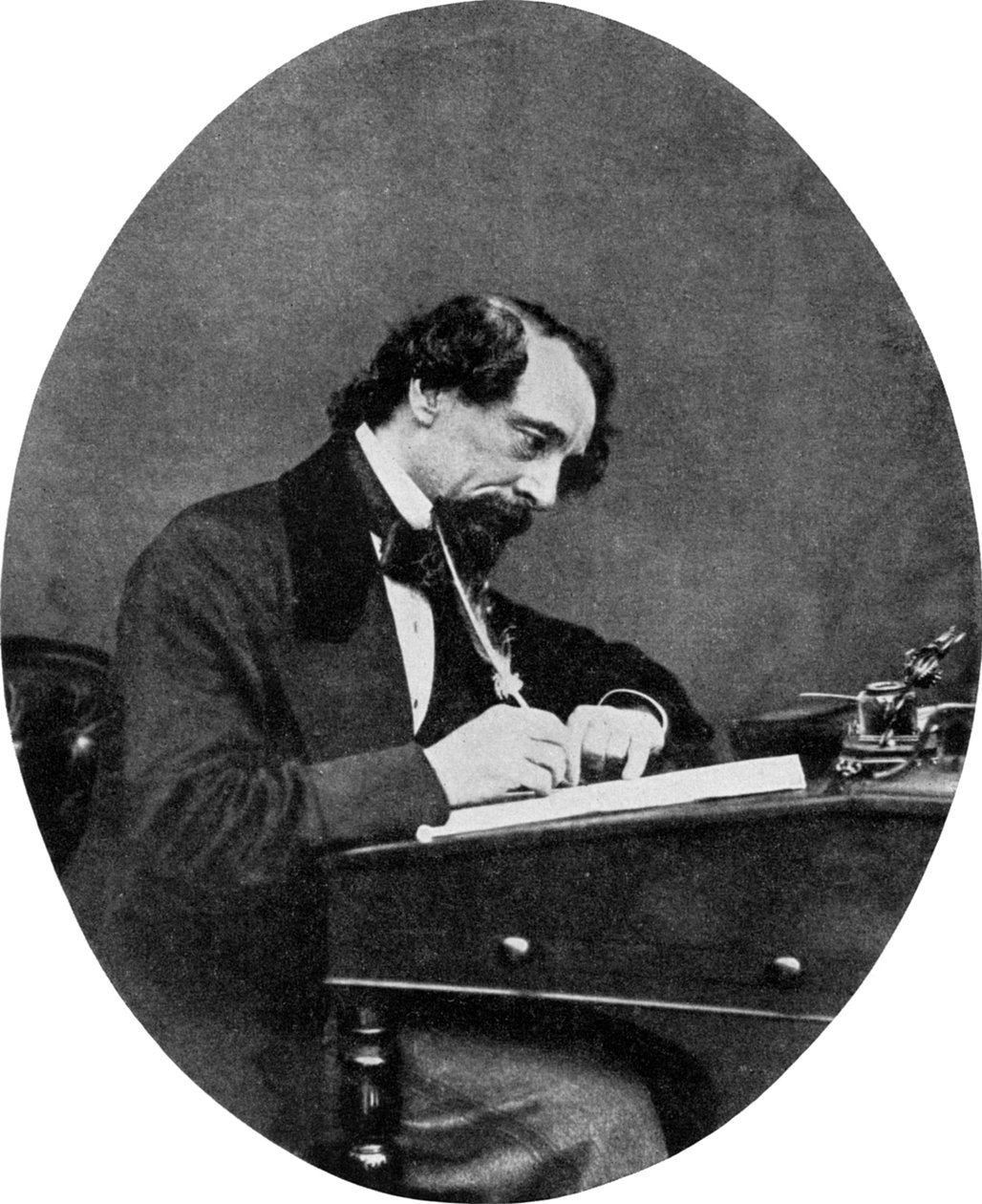 Charles Dickens, British novelist, 19th century by Unbekannt