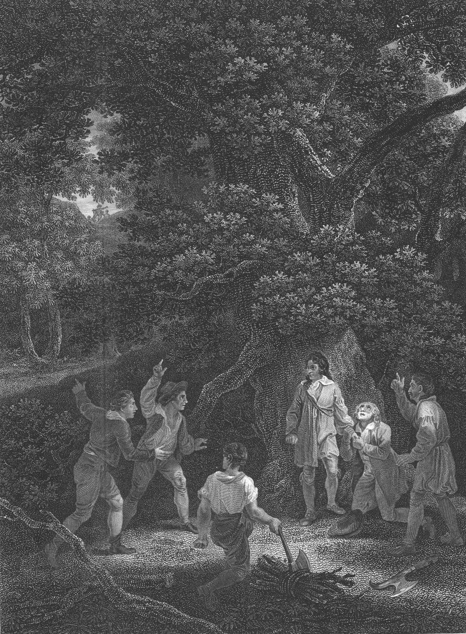 Charles II in the Forest of Boscobel, 1651 by Unbekannt