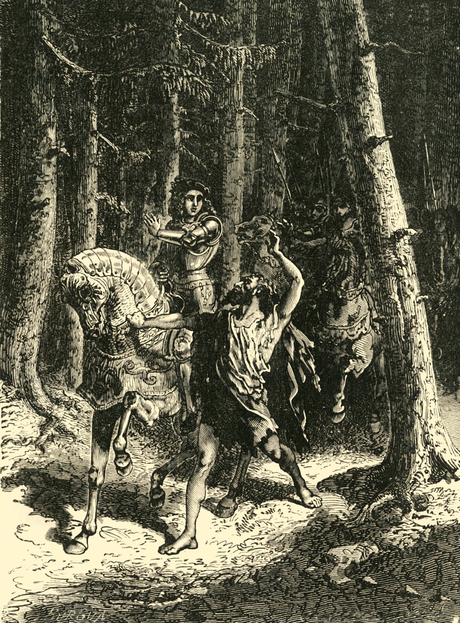 Charles VI in the Forest of Le Mans by Unbekannt