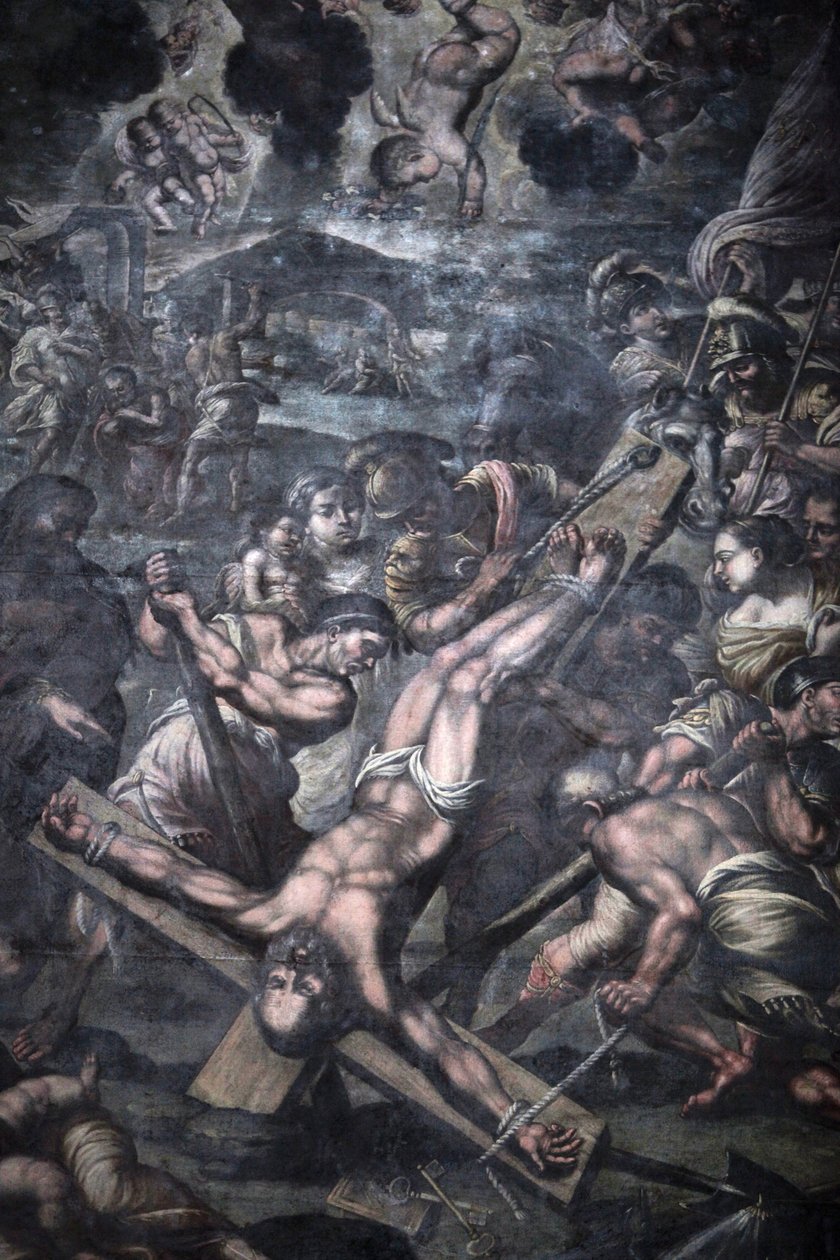 Chiesa della Grazia, Galatina, Apulia Painting depicting Saint Peter