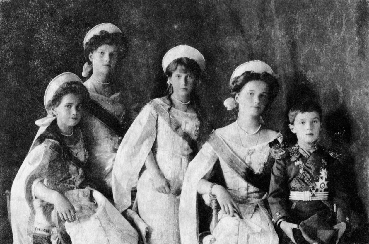 Children of Tsar Nicholas II of Russia by Unbekannt
