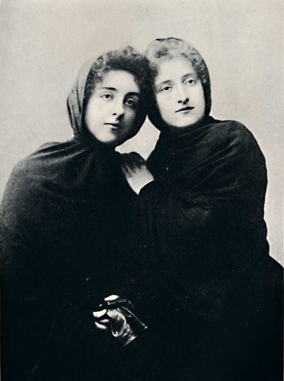 Chilian Ladies in Church Attire Manto by Unbekannt