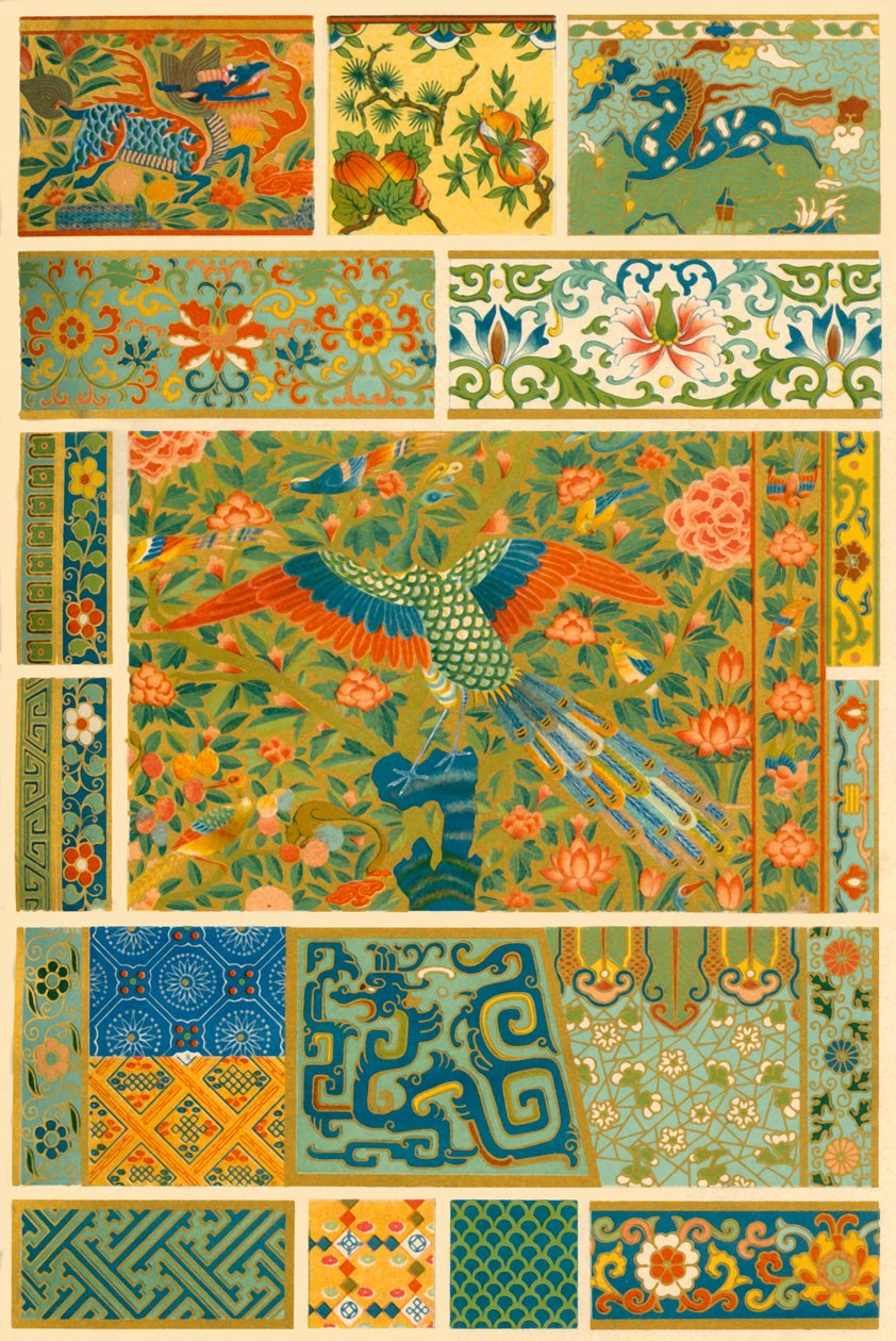 Chinese painting, weaving, embroidery and cloisonné by Unbekannt