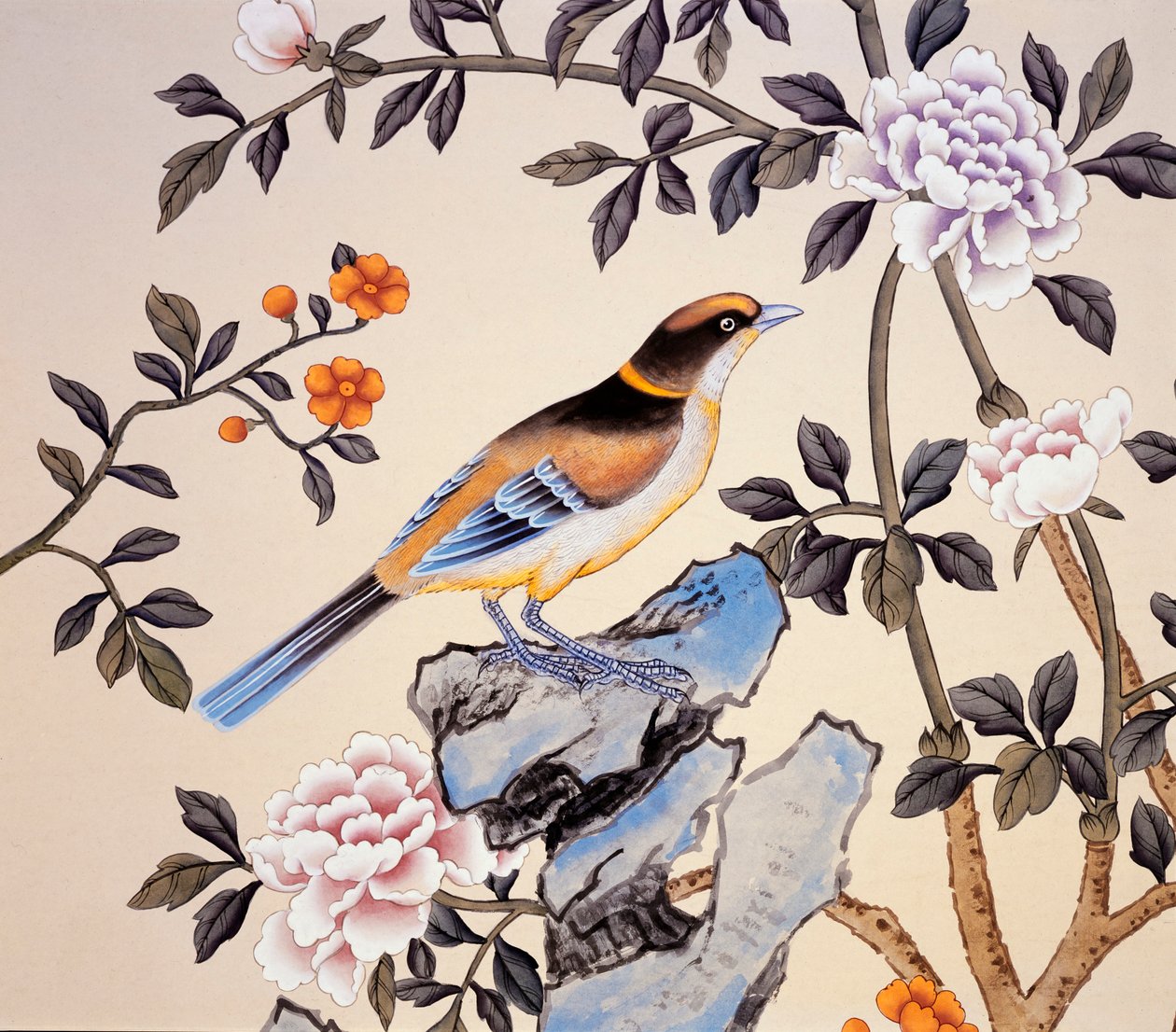Chinoiserie Wallpaper, Marble Hill House, Twickenham, Richmond-upon-Thames, London by Unbekannt