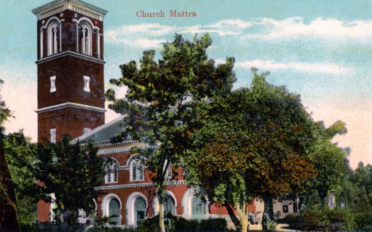 Christ Church, Muttra, India by Unbekannt