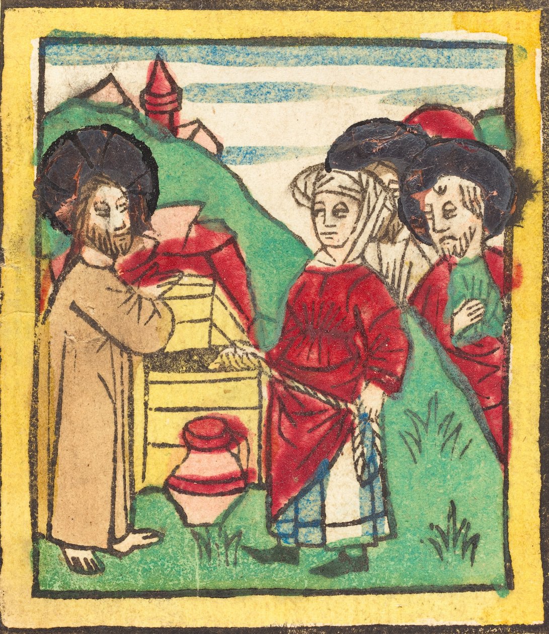 Christ and the Woman of Samaria, c. 1440-1460 by Unbekannt
